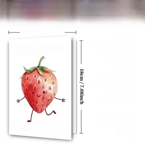 Detailed specs for 300GSM Thank You Berry Much card showing 12x18cm size and envelope