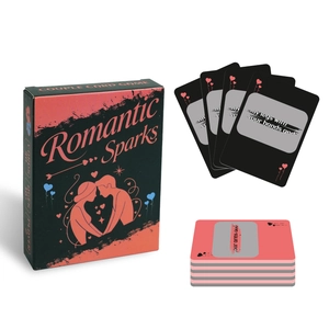 Gioco di carte interattivo per coppie con 46 sfide da grattare per serate romantiche