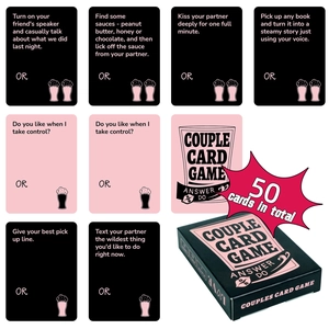Jeu De Cartes Pour Couple Pour Adultes Interaction Romantique Action Ou Vérité Cartes D'Activité Date Night Divertissement Jeux En Carton