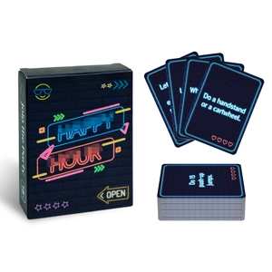 Happy Hour party bordspelset met 50 interactieve uitdagingskaarten voor volwassenen