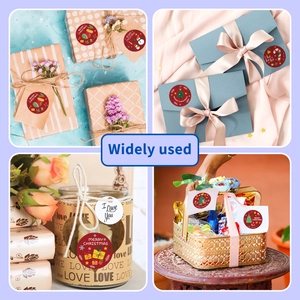Vielseitig verwendbare Weihnachtsaufkleber für Geschenkboxen, Umschläge und Gläser