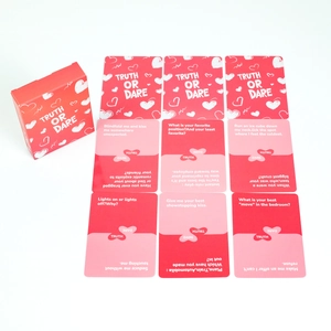 50 Truth or Dare game cards for couples interactive romantic bedroom fun challenge