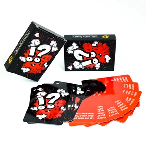 50 Truth or Dare party game cards for adults with box, social gathering card game set