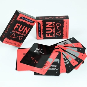 Interaktives Fun Commands Kartenspiel für Paare mit 46 Karten für romantische Abende