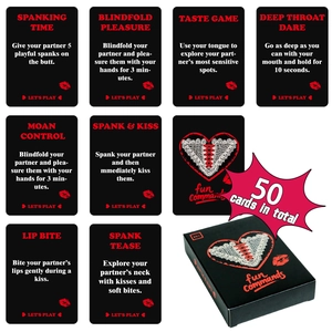 Juego de Cartas Interactivas y Divertidas para Parejas Románticas Cartas de Juego de Mesa para Adultos Fiestas