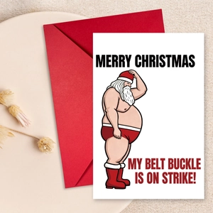 Humorvolle Weihnachtsmann Grußkarten Set Mit Roten Umschlägen Lustige Feiertags Nachricht Karte Für Freunde Familie Xmas Geschenk