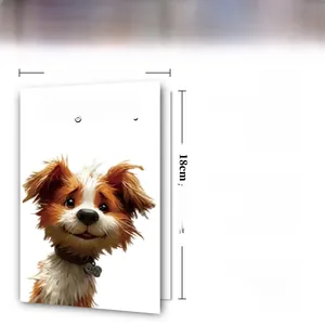 Birthday card details showing 300GSM cardstock thickness and 12x18cm size specifications