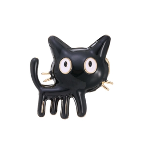 Simpatica Spilla a Forma di Gatto in Lega di Zinco Spilla da Bavero Animale per Donna Accessori Abbigliamento Gioielli di Moda