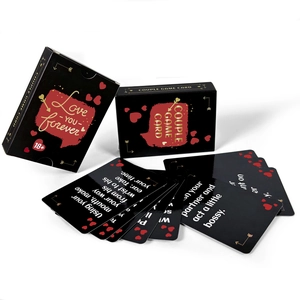 Carte da Gioco per Coppie in Inglese Mazzo di Conversazione per Camera da Letto Carte per Coppie Adulte Interattive