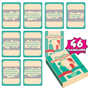 Cartas De Comunicación De Pareja En Inglés De Papel Para Relaciones De Citas Conexión Profunda Regalo De Juego De Matrimonio