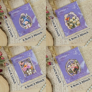 Segnalibri vintage in metallo con motivi floreali e rose in una confezione elegante