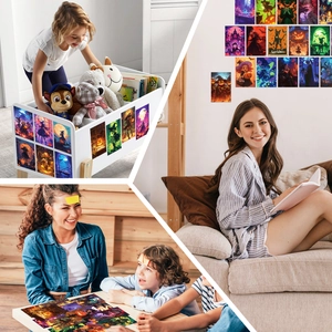 Display a tre scene di poster decorativi di Halloween con motivi di zucca e fantasmi