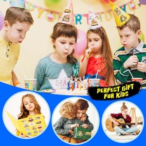 Autocollants capybara imperméables décorant chapeaux de fête livres cadeaux et guitares