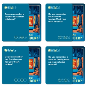 Couples romantic conversation cards for deep dating game interaction with vintage design