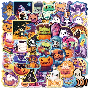 Halloween Cartoon Graffiti Stickers Waterproof PVC Decals For Laptop Luggage Guitar Skateboard DIY Festive Decoration