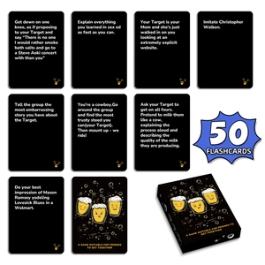 Drankspel Kaarten Leuk Voor Vrienden Bijeenkomst Feest Sociale Interactieve Papieren Kaarten Volwassenen Spelavond