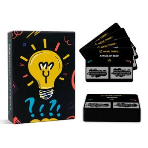 Truth or Dare scratch card game set for parties with black and gold cards in a box