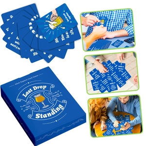 Last Drop Standing adult party card game set for social gatherings and team building