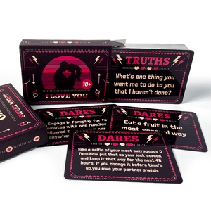 Juego de cartas Sweet Night para parejas con retos de verdad o atrevimiento romántico