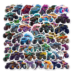 Monster Truck Stickers Waterproof Vinyl Graffiti Decals For Laptop Phone Luggage Skateboard Bumper Scrapbooking Decoration