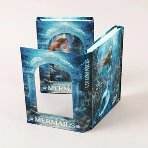 Traumhaftes Unterwasser Meerjungfrau Notizbuch Hohl Ausgeschnittener Einband Hardcover Tagebuch Kreatives Ozean Journal Für Damen