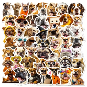 Cute Puppy Dog Graffiti Stickers Waterproof Vinyl Decals For Laptop Water Bottle Scrapbooking Decoration For Kids Teens Adults