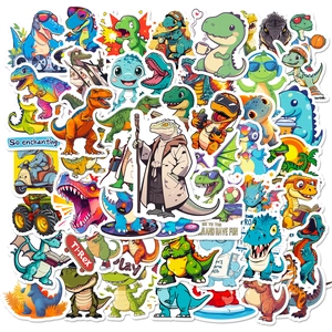 Cartoon Dinosaur Sticker Pack Waterproof PVC Decals For Laptop Scrapbooking DIY Reward Decor For Kids Students
