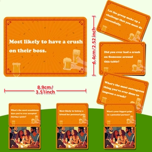 50 Creative party game cards for social icebreaking and team building drinking games