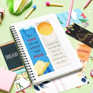 Close-up of pastel macaron-colored graffiti decorative stickers on a white notebook