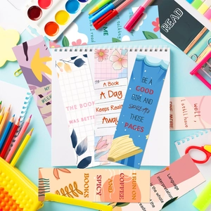 30pcs pastel graffiti decorative stickers and creative bookmarks on a notebook