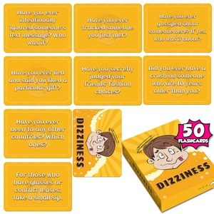 Dizziness Social Interaction Party Card Game Interaction Cards For Adults Gathering Team Building Drinking Game Paper Cards