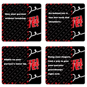 Set of 50 creative couple card game props for dating and icebreaking activities