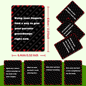 50 Creative couple date night challenge cards for romantic interaction and ice breaking