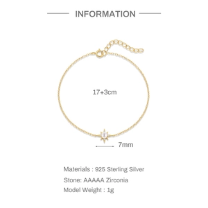 Détail macro du pendentif étoile en argent 925 avec perle et zircons AAAAA