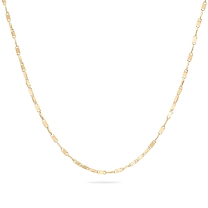 Minimalistische verstellbare Gliederkette aus S925 Sterlingsilber mit geometrischer Textur