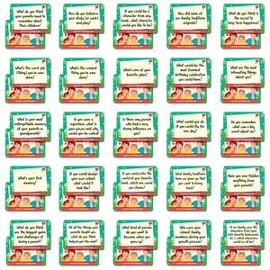 Effective communication educational cards for parent-child game with 25 conversation cards