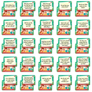 50 Effective Communication family conversation game cards for interactive board games