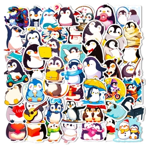 Cute Cartoon Penguin Stickers Waterproof DIY Decor Decals For Scrapbook Laptop Phone Case Water Bottle Kids Students Gift