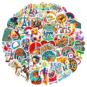 Paris 2024 sports competition stickers for luggage and laptop decoration stickers pack