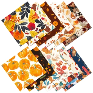 12 hojas de papel para scrapbook de Acción de Gracias de 6 pulgadas con motivos de otoño