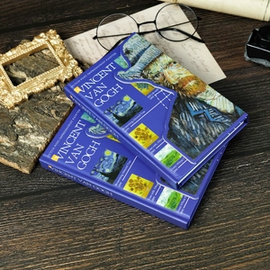 Van Gogh art oil painting notebook set with self-portrait and Starry Night covers