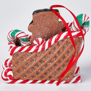Weihnachtsanhänger Aus Polymer-Ton Weihnachtsmann Schneemann Lebkuchenmann Zuckerstange Schlitten Deko Für Weihnachtsbaum Party Zuhause