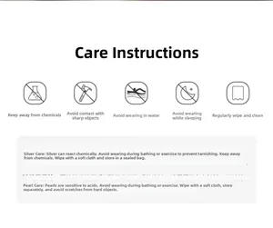 Detailed care guide for S925 sterling silver and pearl jewelry maintenance