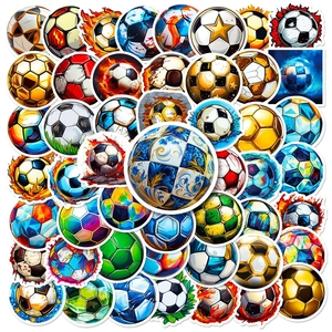 Waterproof Football Cartoon Stickers For Kids Fans Sports Style Decals For Laptop Luggage Phone Case Hand Account Decoration