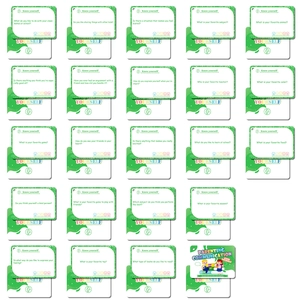 Carte educative 24 pezzi Know Yourself per abilità sociali e comunicazione bambini