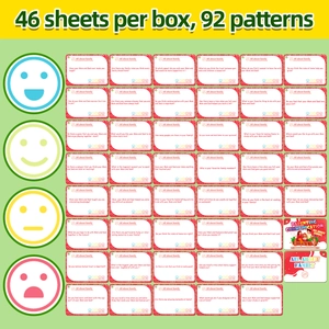 Detail view of 46 educational flashcards with all about family interaction questions