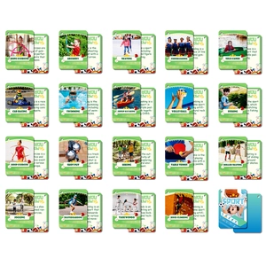 Lot de 20 cartes éducatives de sport réalistes pour l'apprentissage et l'éveil des enfants