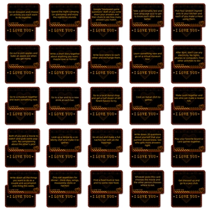 Tarjetas de conversación románticas para parejas con 25 ideas de citas y juegos únicos