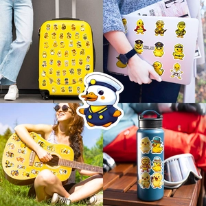 Wasserdichte Entenaufkleber auf Koffer, Laptop und Wasserflasche für Kinder Dekoration