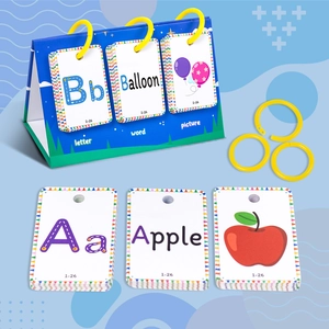 78-piece ABC alphabet flashcards set with stand for children early educational learning